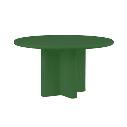 Bonbon Round Dining Table: Small + Lacquered Pine
