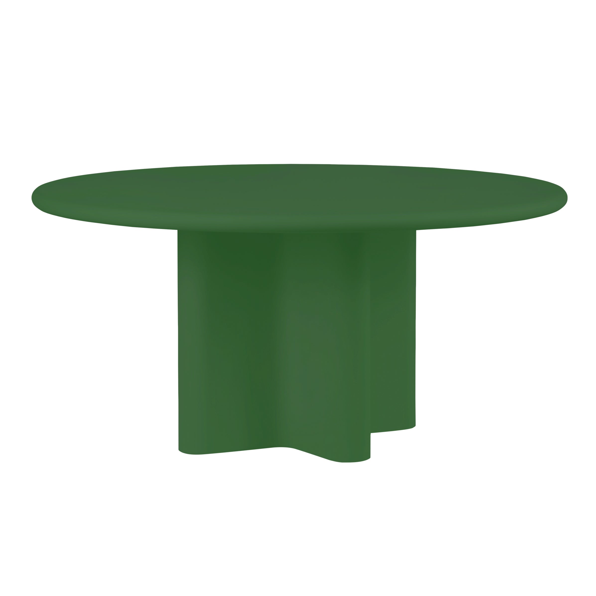 Bonbon Round Dining Table: Large + Lacquered Pine