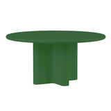 Bonbon Round Dining Table: Large + Lacquered Pine