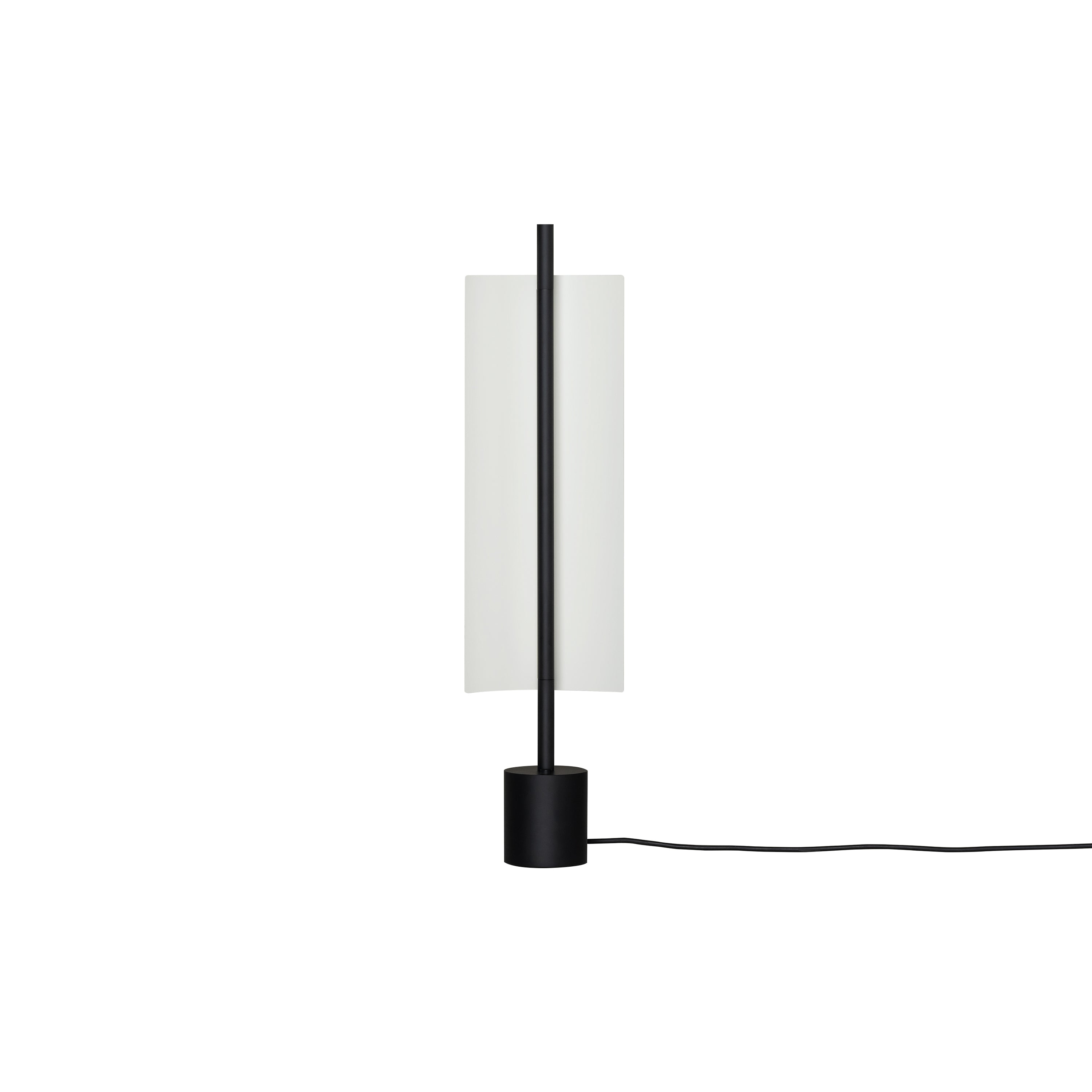 Lamina 45 Table Lamp: White Grey