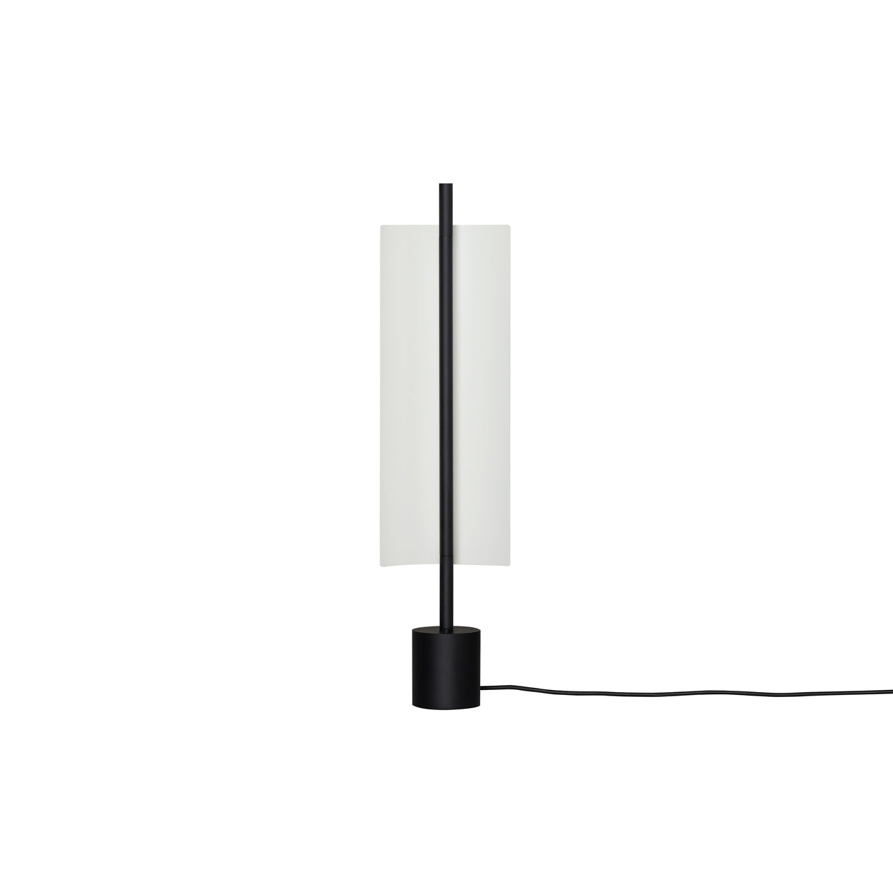 Lamina 45 Table Lamp: White Grey