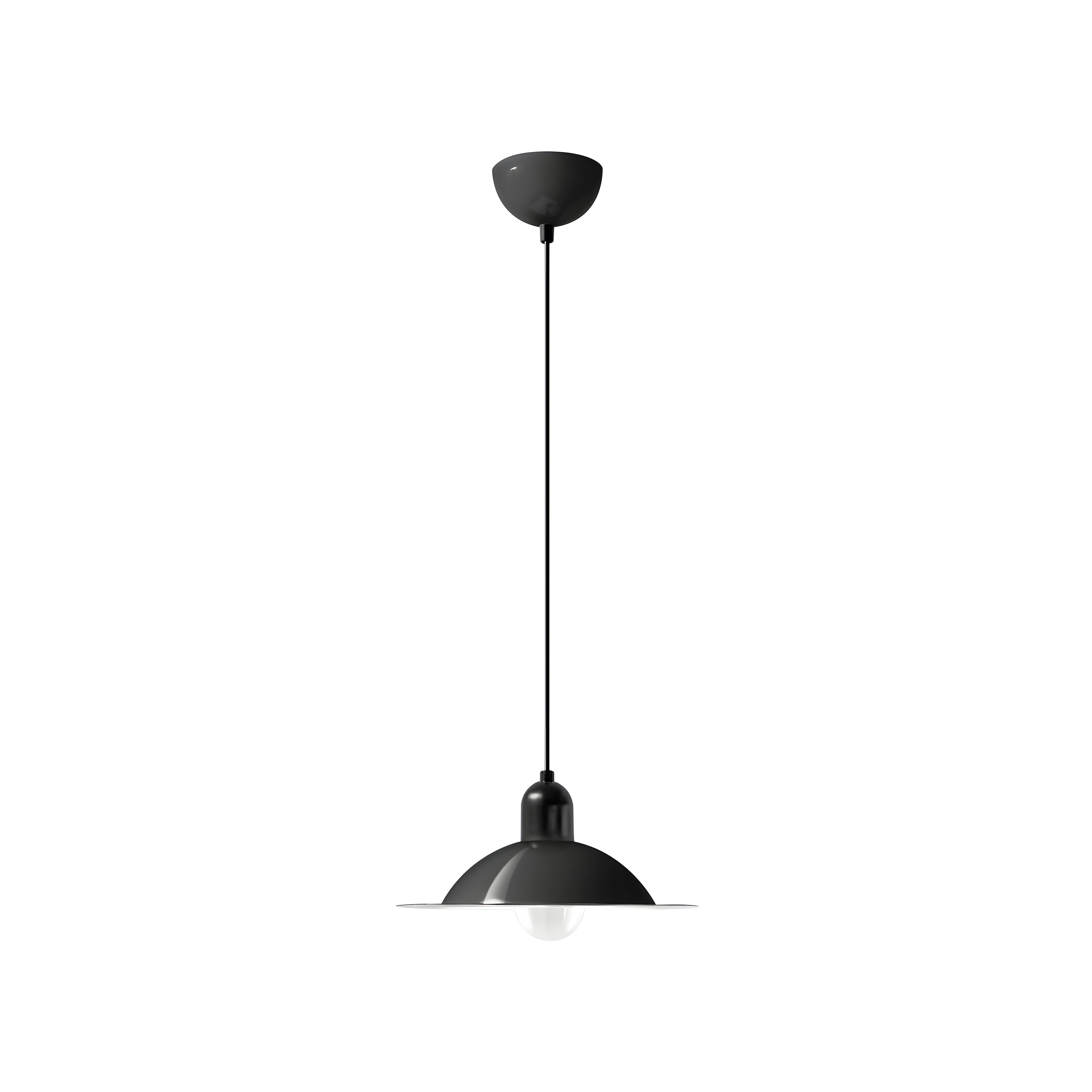 Lampiatta Pendant: Black + Small - 11.1