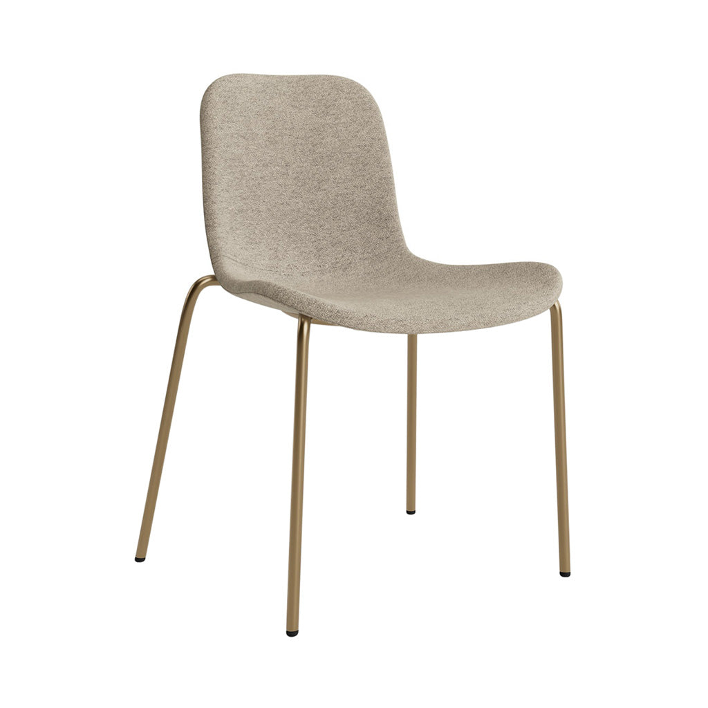 Langue Chair: Upholstered + Brass