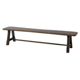 Provincial Trestle Bench: Large - 77.6