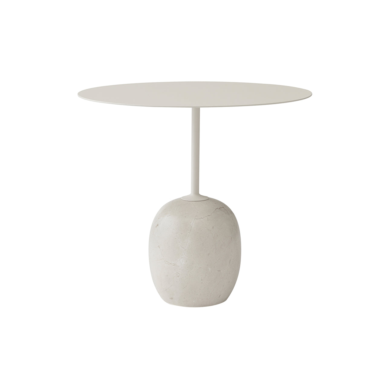 Lato Table LN9: Ivory White + Crema Diva Marble