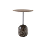 Lato Table: LN8 + Lacquered Walnut + Emperador Marble