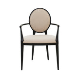 Laval Chair: With Arm + Black Oak