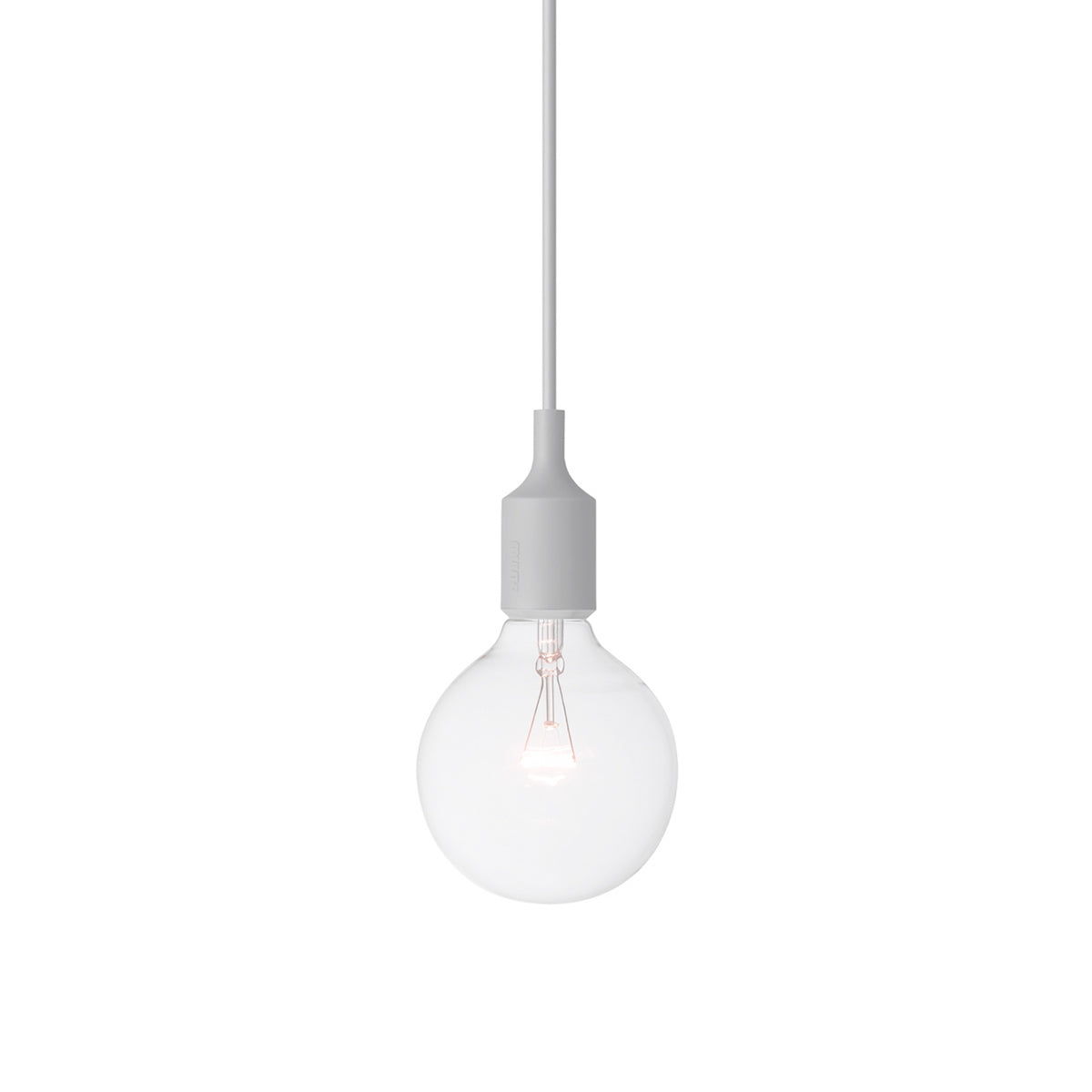 E27 Pendant Lamp: Light Grey