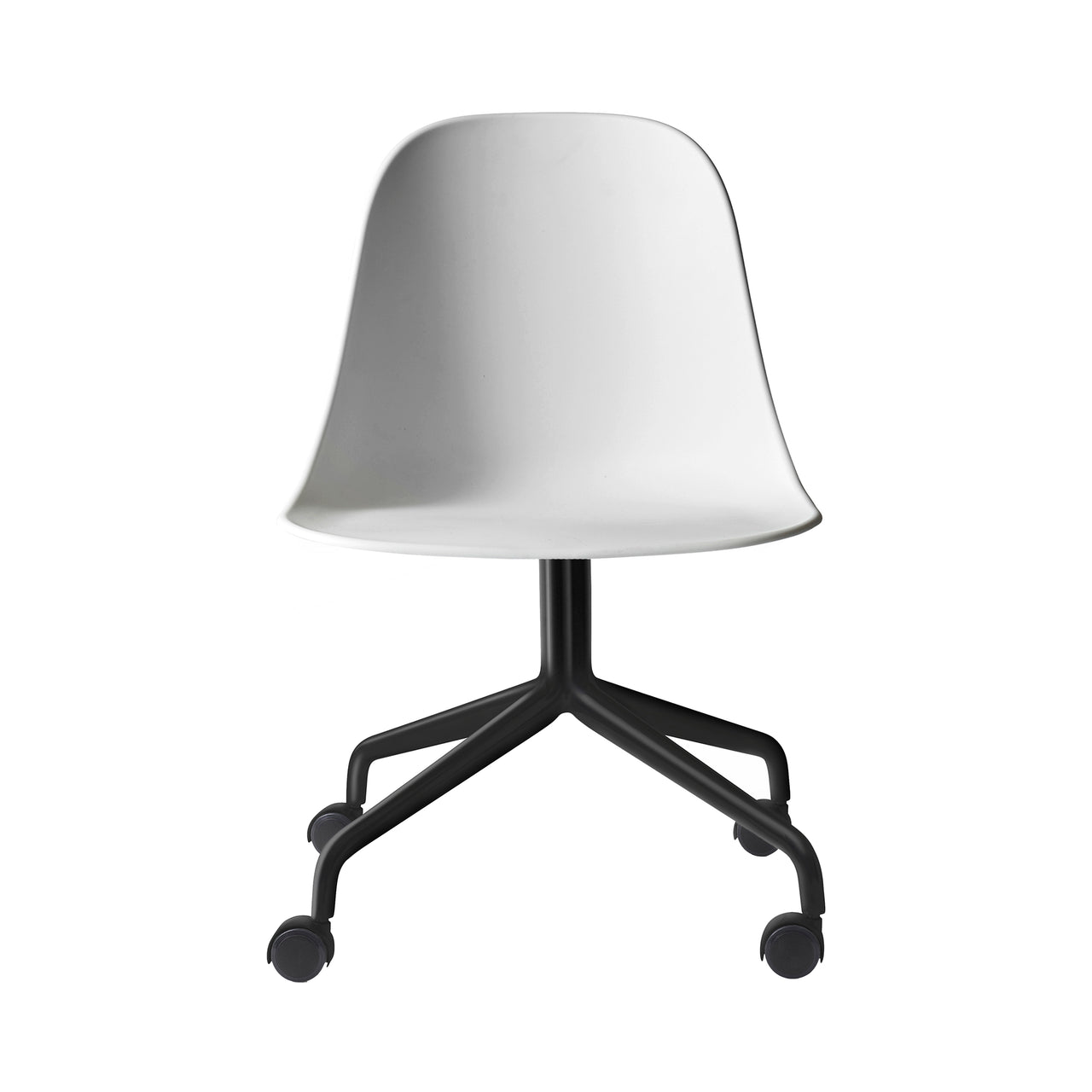 Harbour Side Chair Star Base with Casters: Light Grey