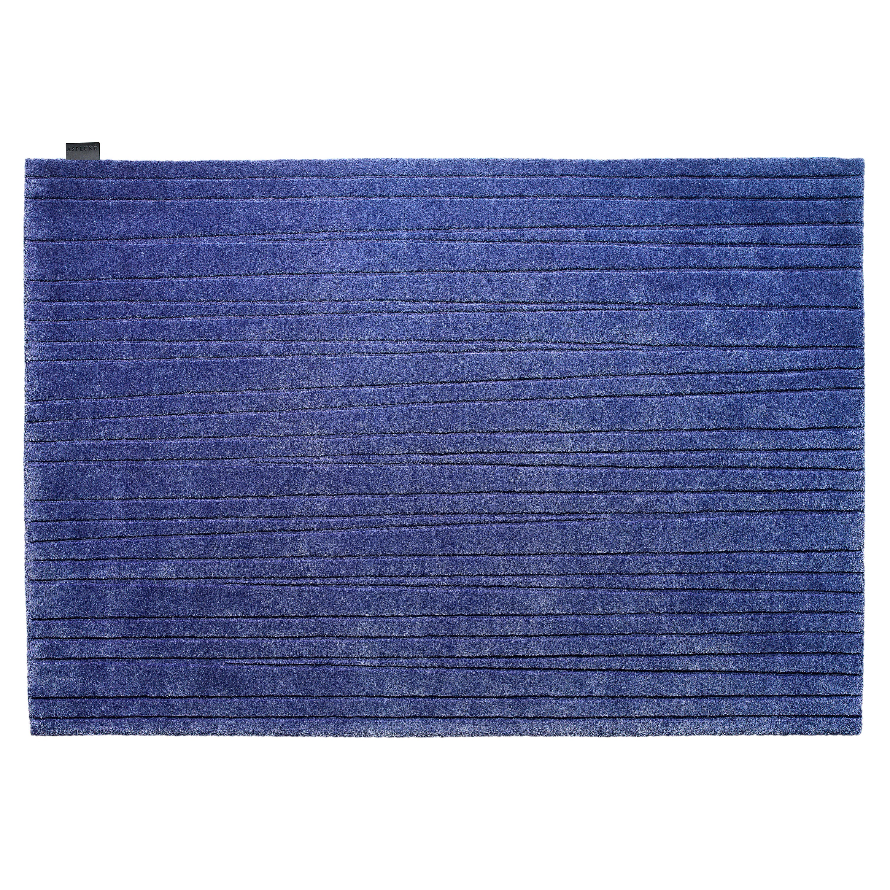 Lines Rug: Large + Indigo