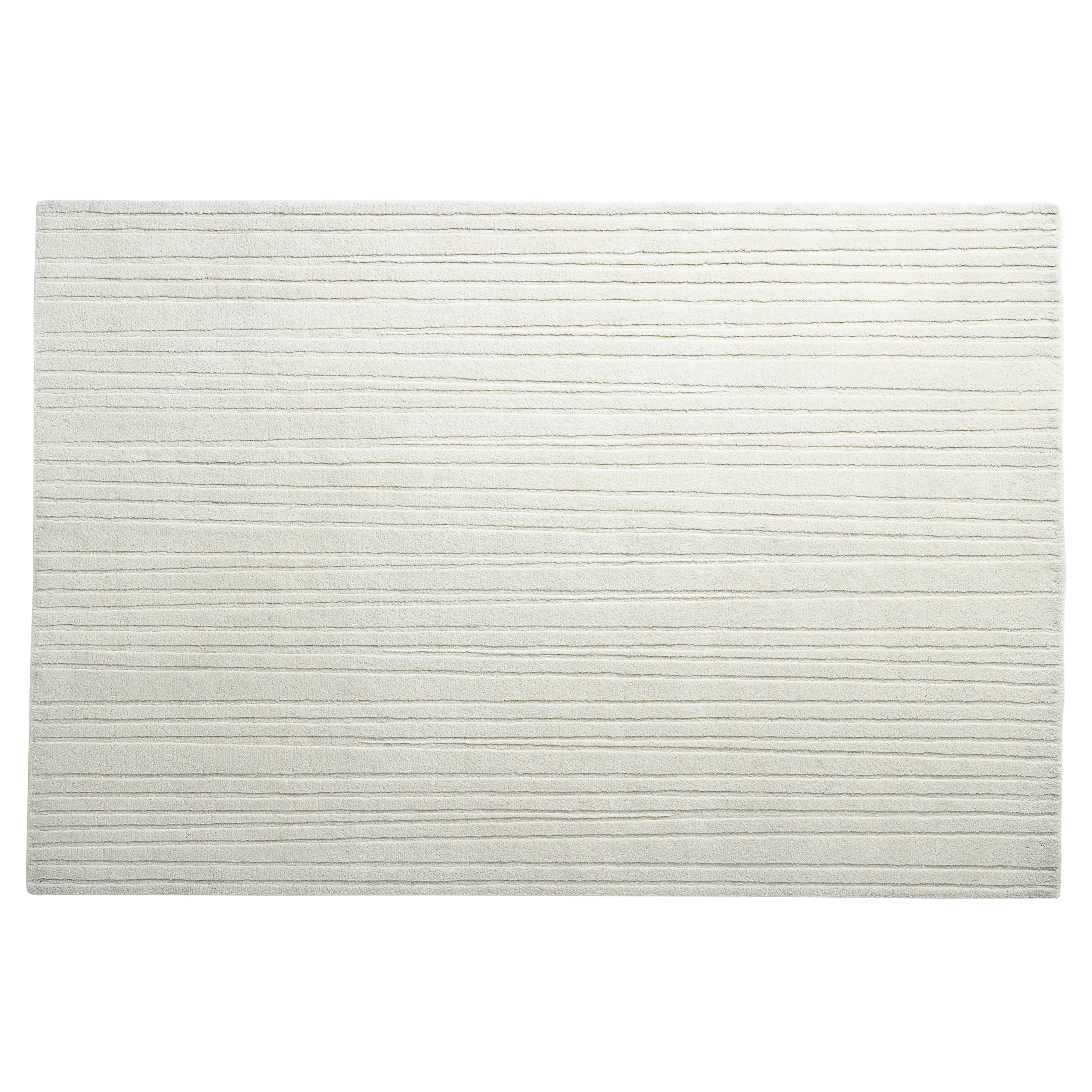 Lines Rug: Large + White