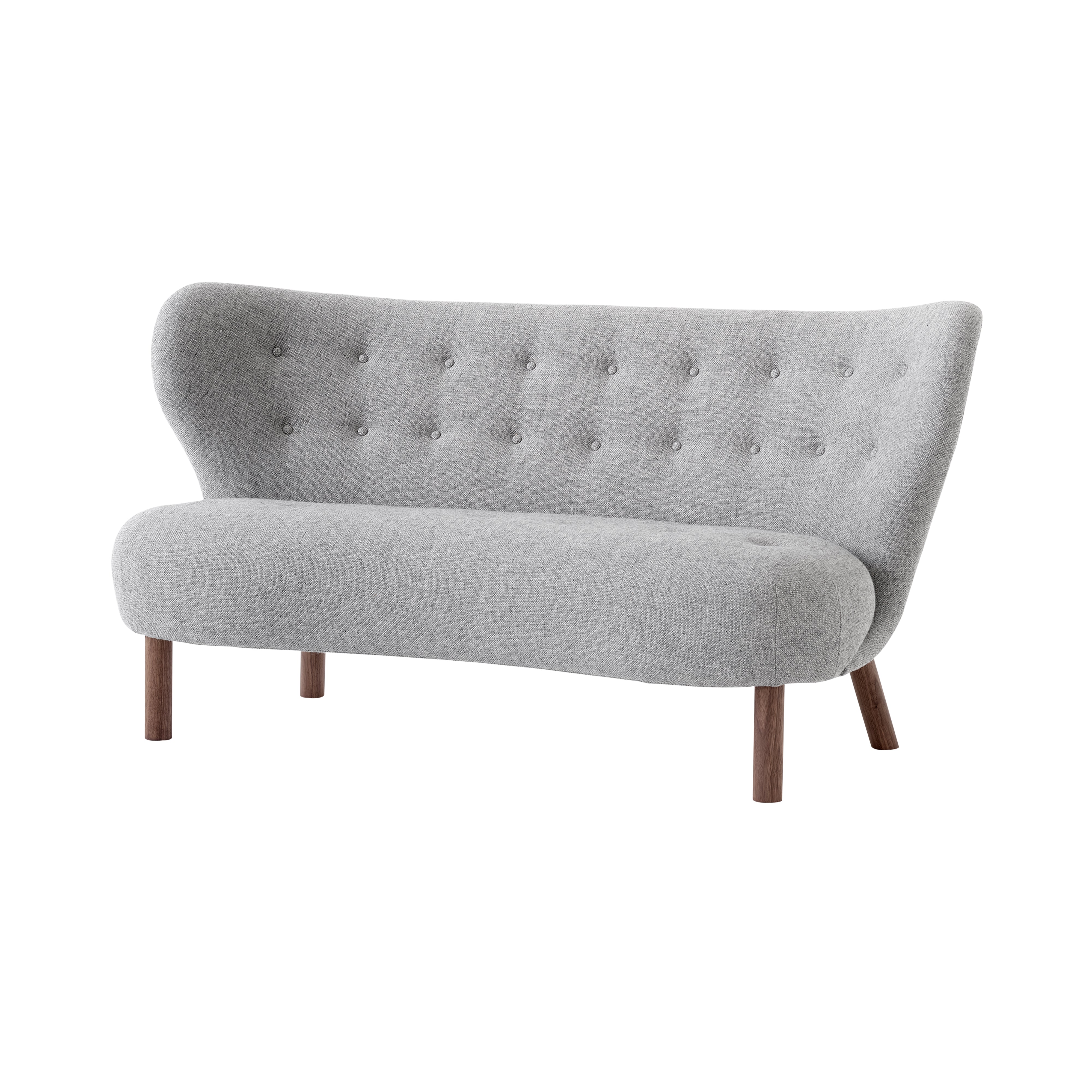 Little Petra Sofa: VB2 + Oiled Walnut