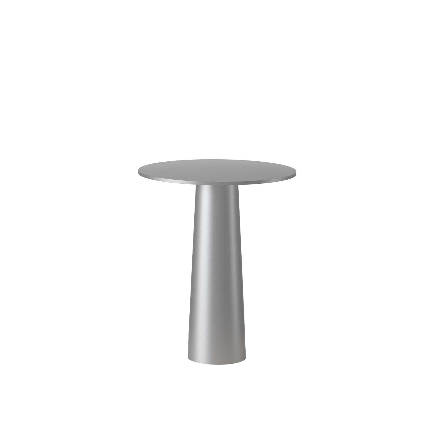 Lix Mini Table: Frozen Silver