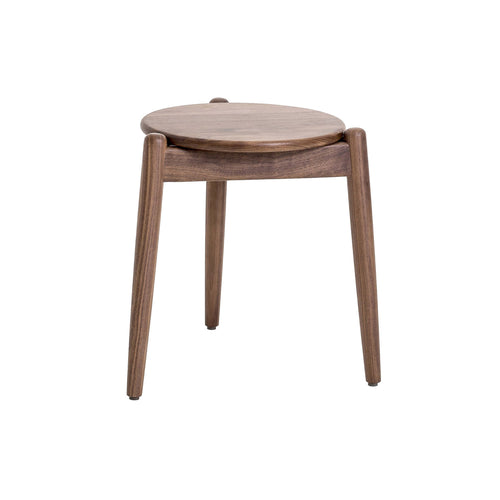 Wohlert Louisiana Side Table: Soaped Walnut
