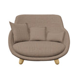 Love Sofa: Highback + White Wash Stained
