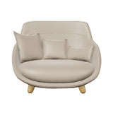 Love Sofa: Highback + White Wash Stained