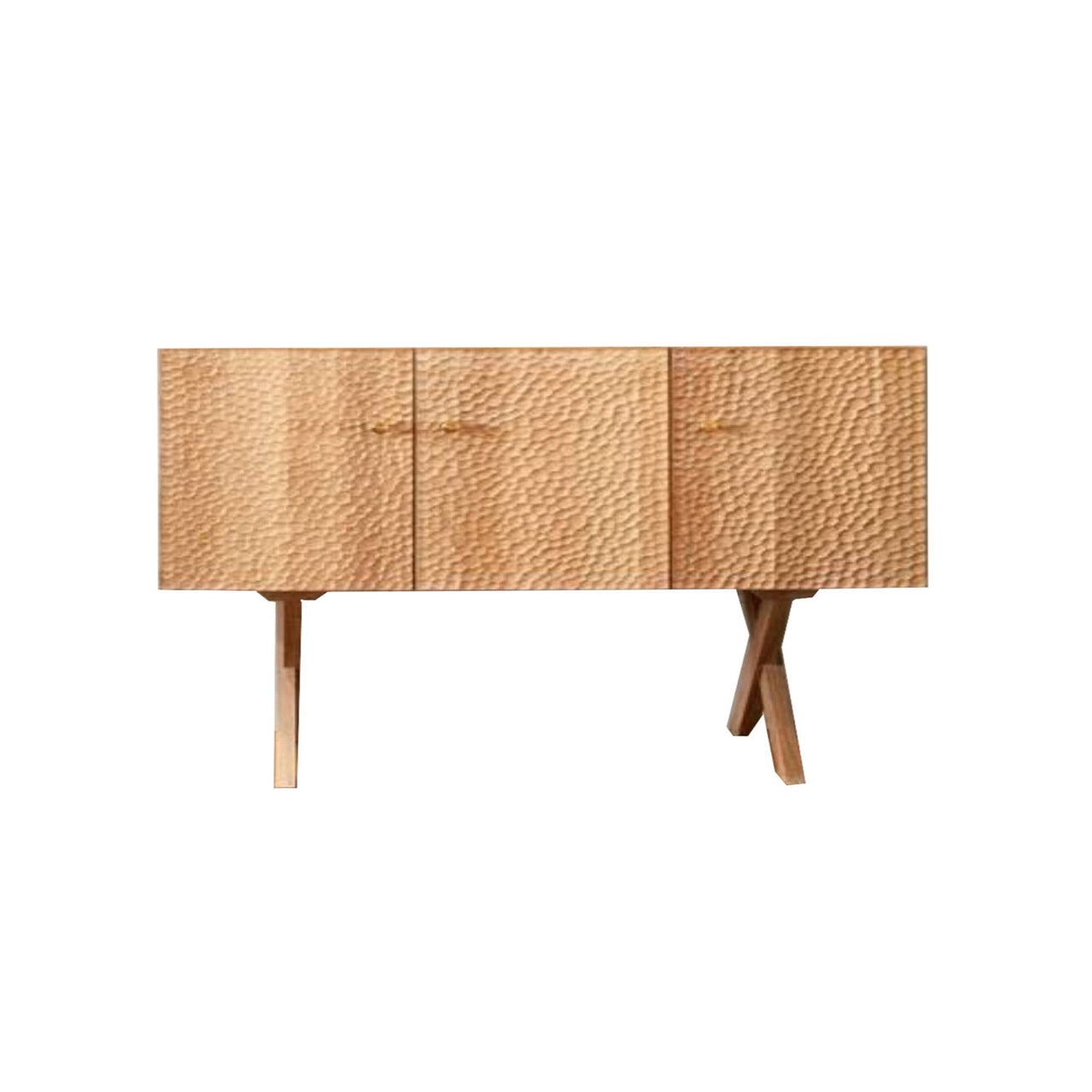 Touch Sideboard: Wooden Legs + 3 + Low + Oiled Oak