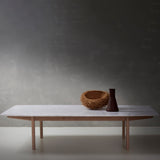 Lucca Coffee Table: Marble Top