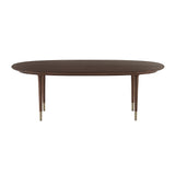 Lunar Coffee Table: Rectangle + Natural Walnut