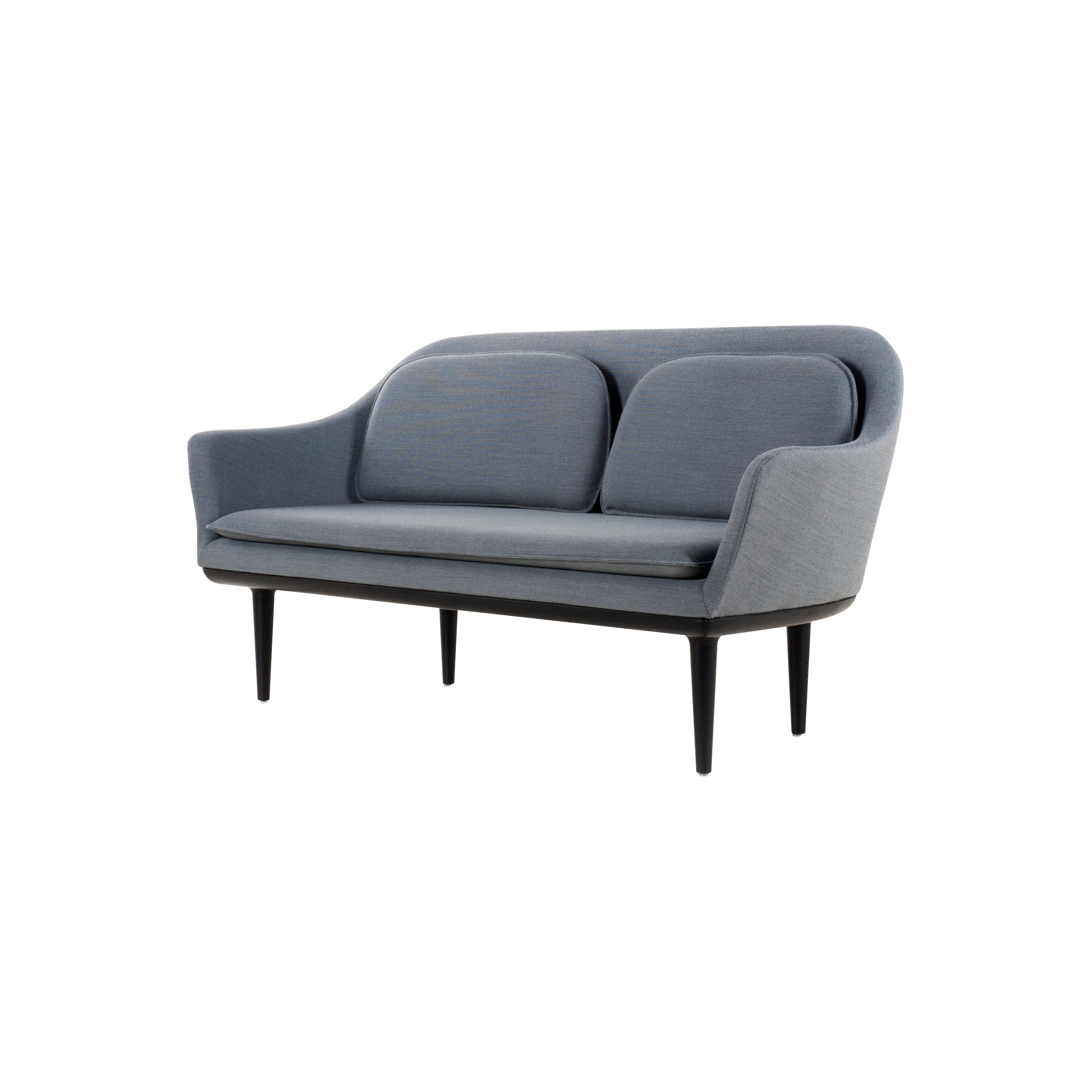 Lunar Sofa: Black Oak