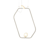 Palindrome Single Pendant: 2 Heads + Luster