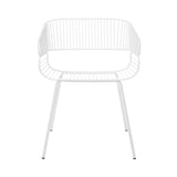 Trame Chair: White + Without Cushion