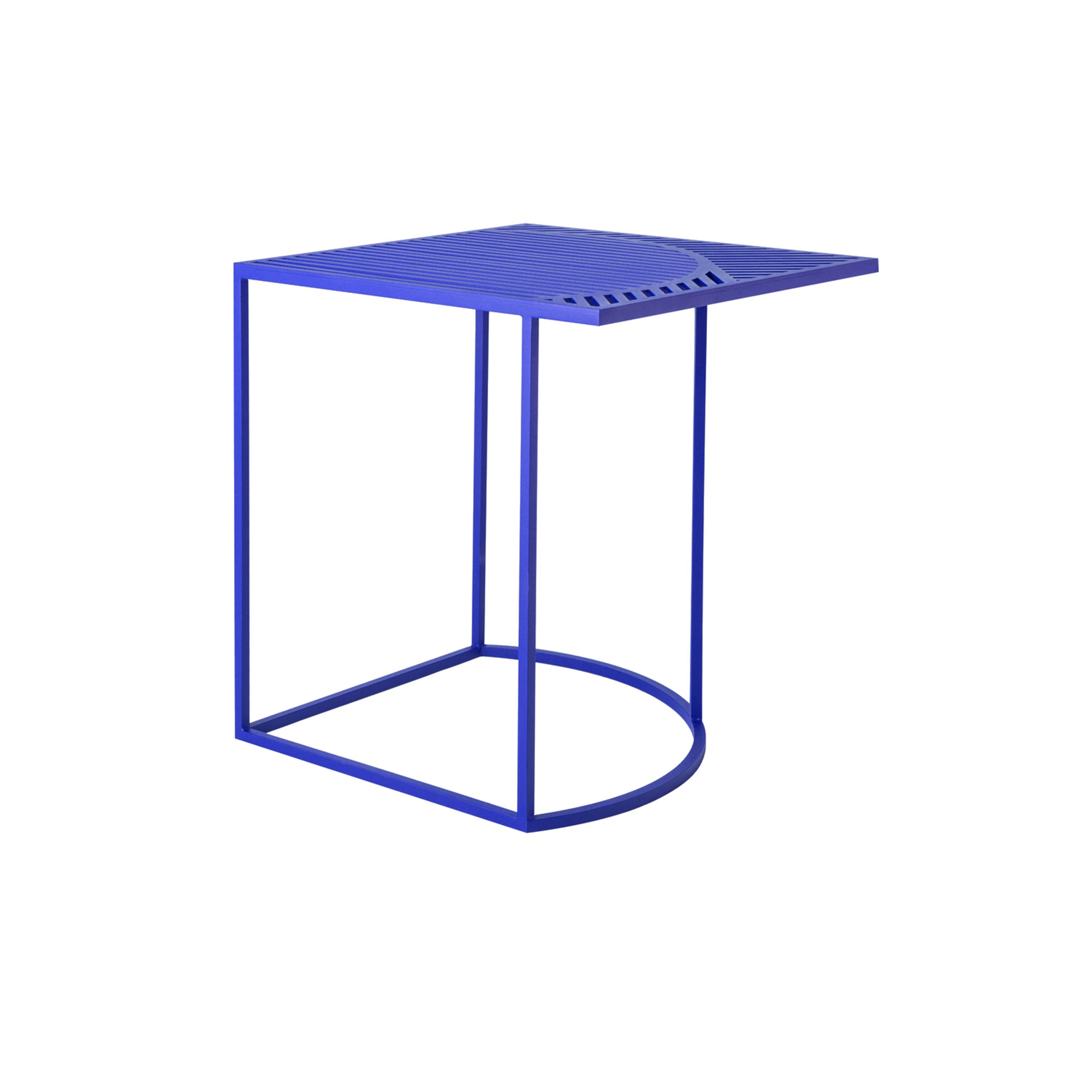 ISO Side Table: Square + Blue