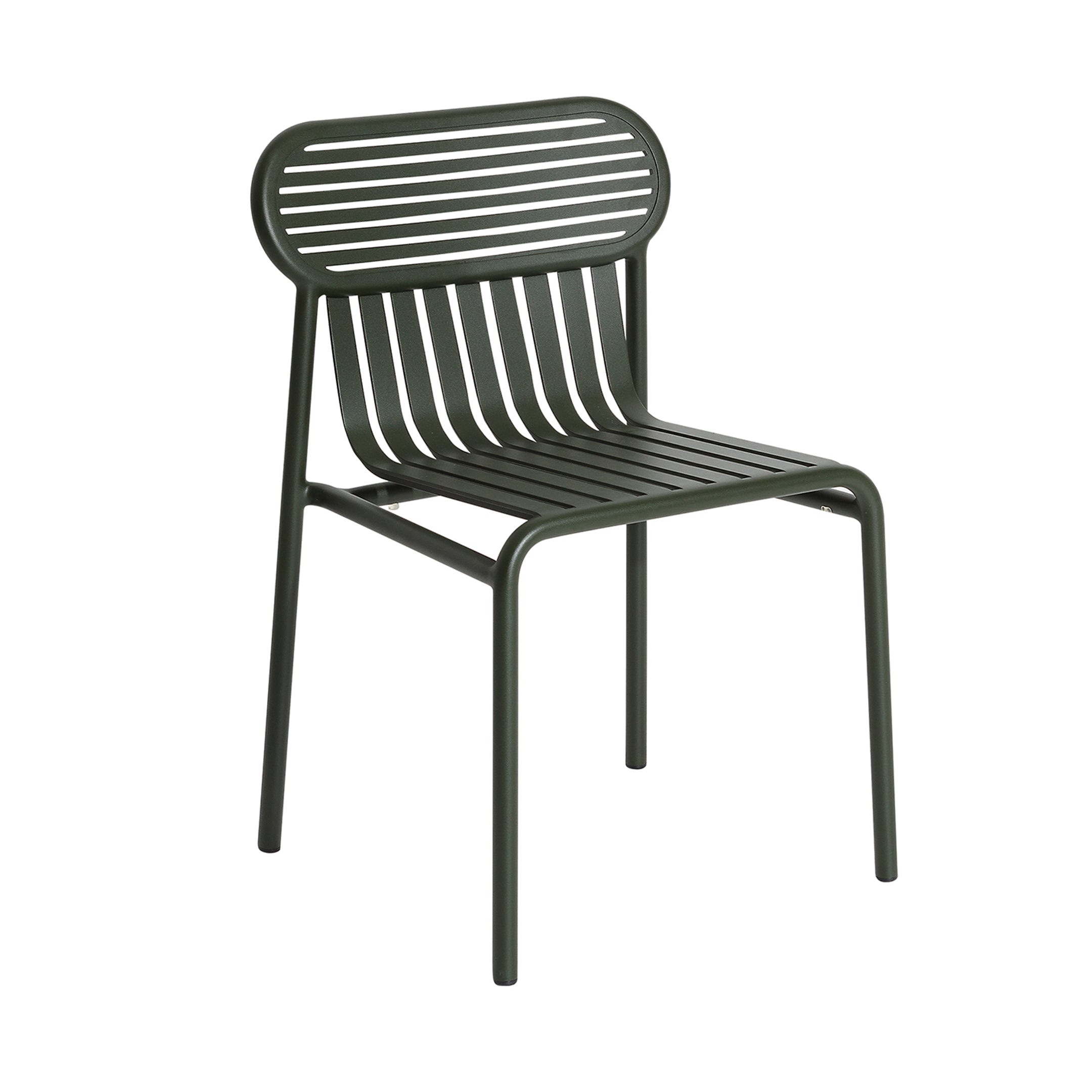 Week-End Stacking Chair: Set of 2 + Glass Green