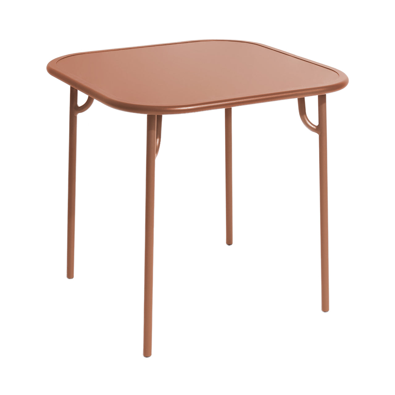 Week-End Square Dining Table: Terracotta