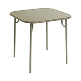 Week-End Square Dining Table: Jade Green