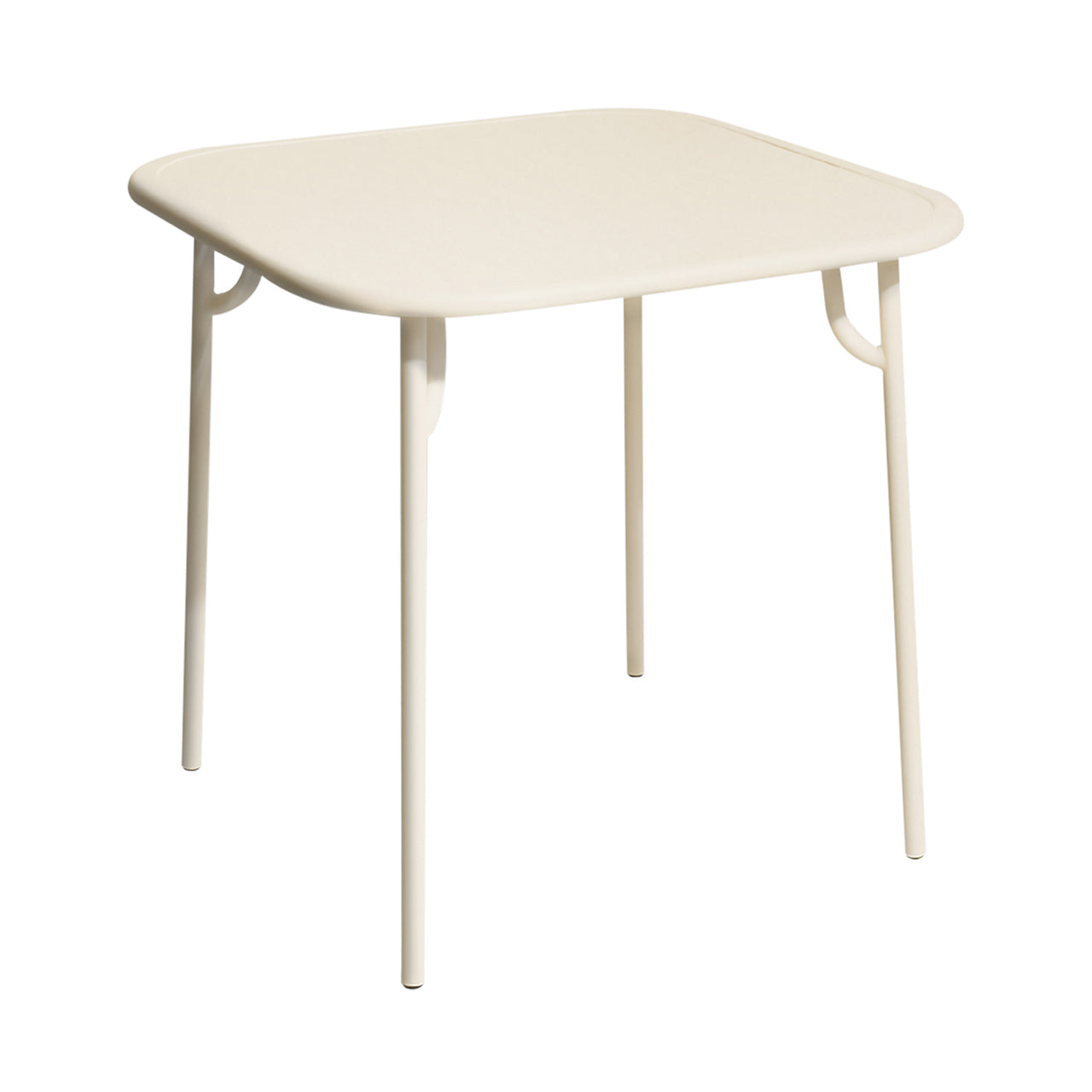 Week-End Square Dining Table: Ivory