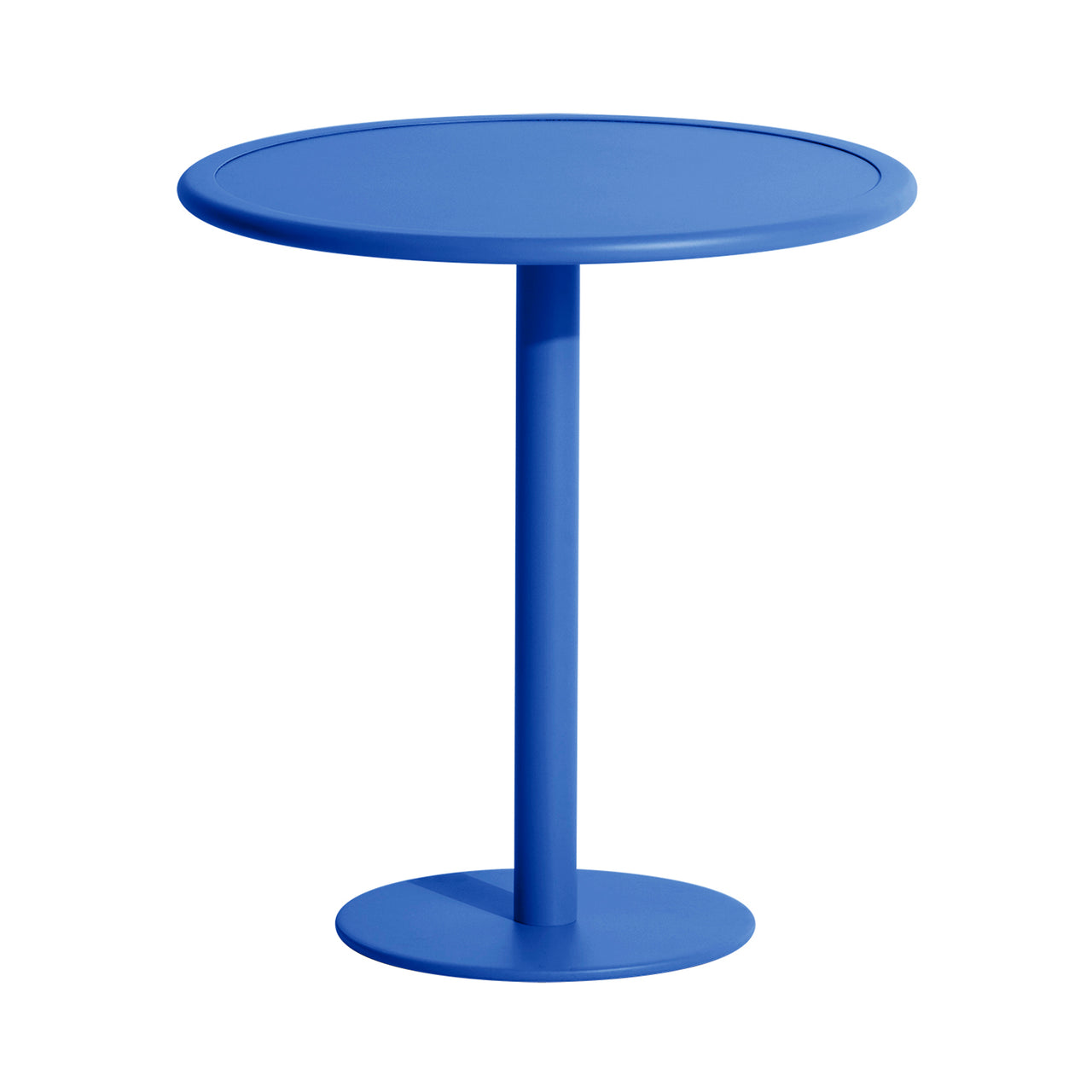 Week-End Bistro Table: Round + Blue