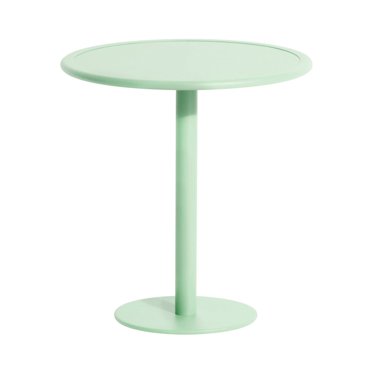 Week-End Bistro Table: Round + Pastel Green