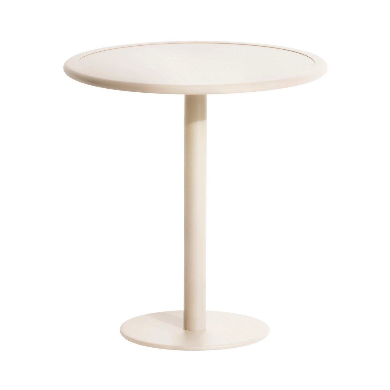 Week-End Bistro Table: Round + Ivory