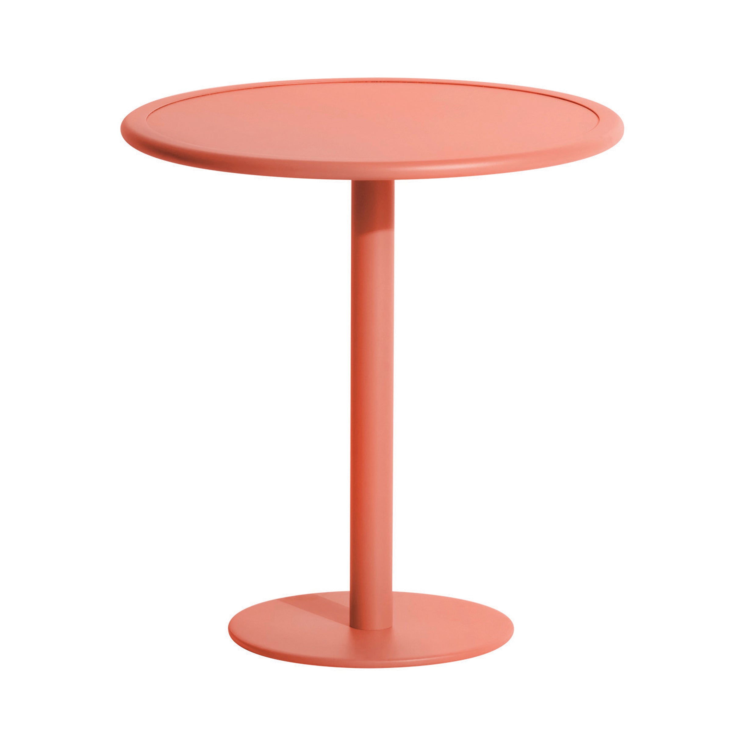 Week-End Bistro Table: Round + Coral