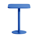 Week-End Bistro Table: Square + Blue