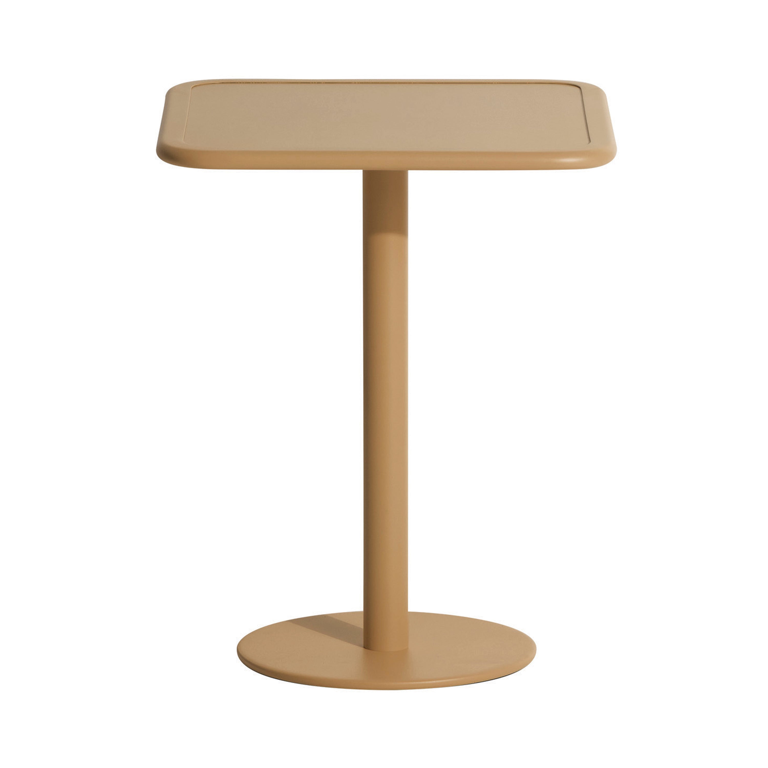 Week-End Bistro Table: Square + Gold