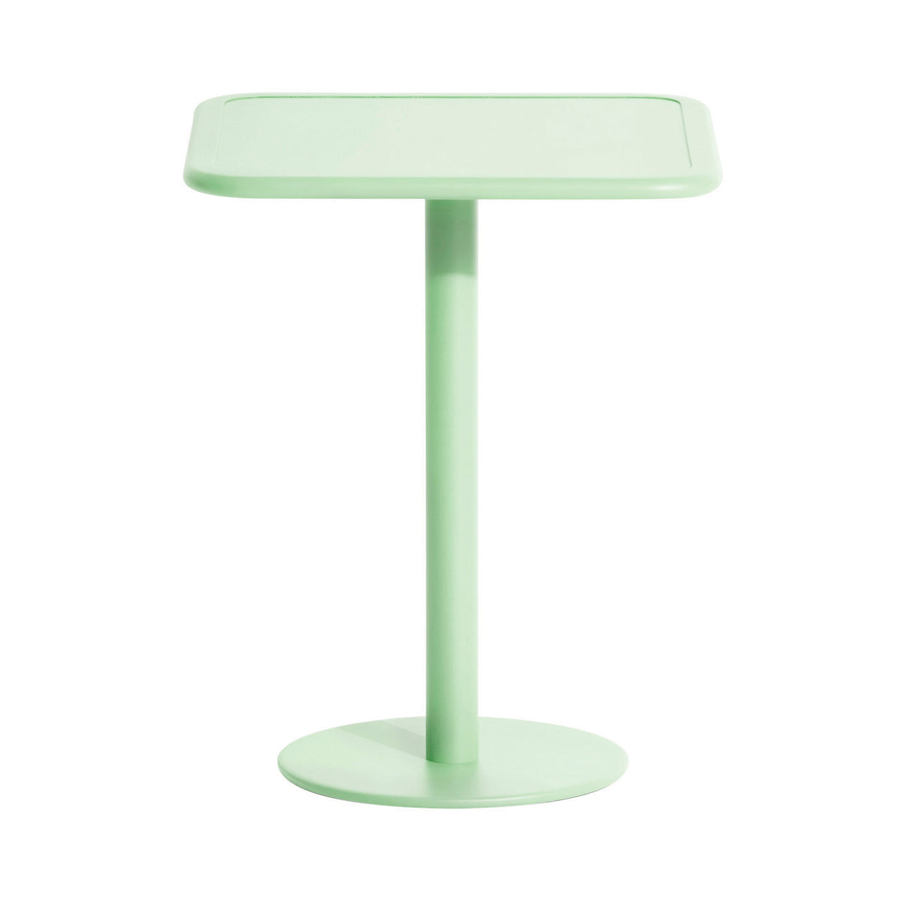 Week-End Bistro Table: Square + Pastel Green