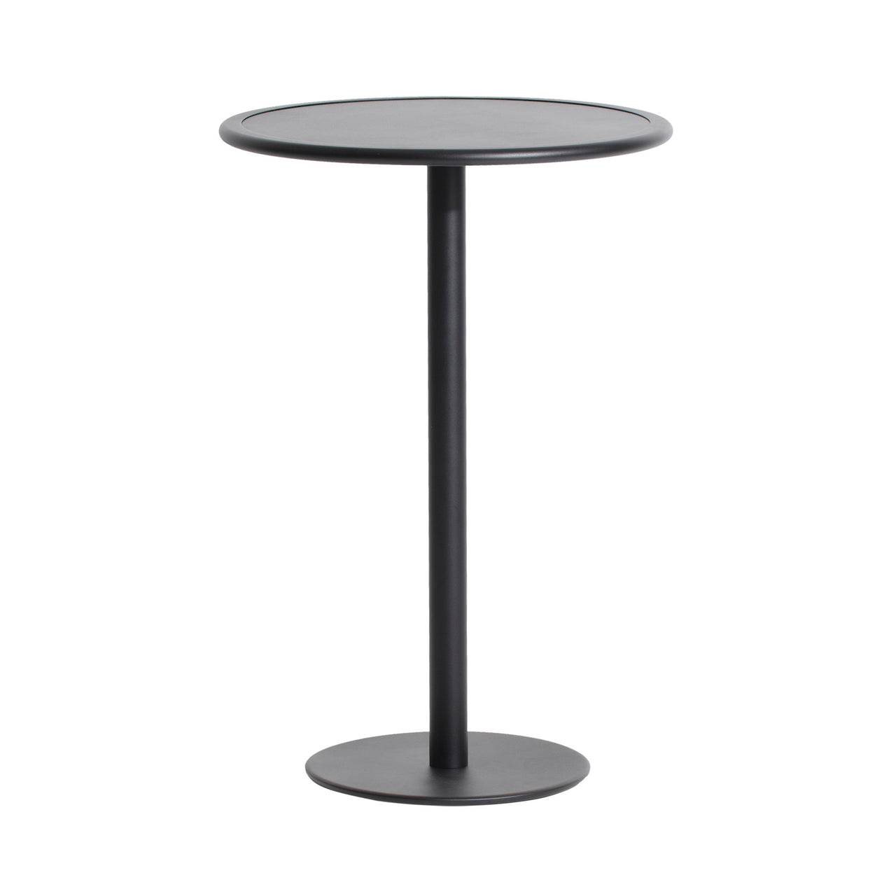 Week-End High Table: Round + Black