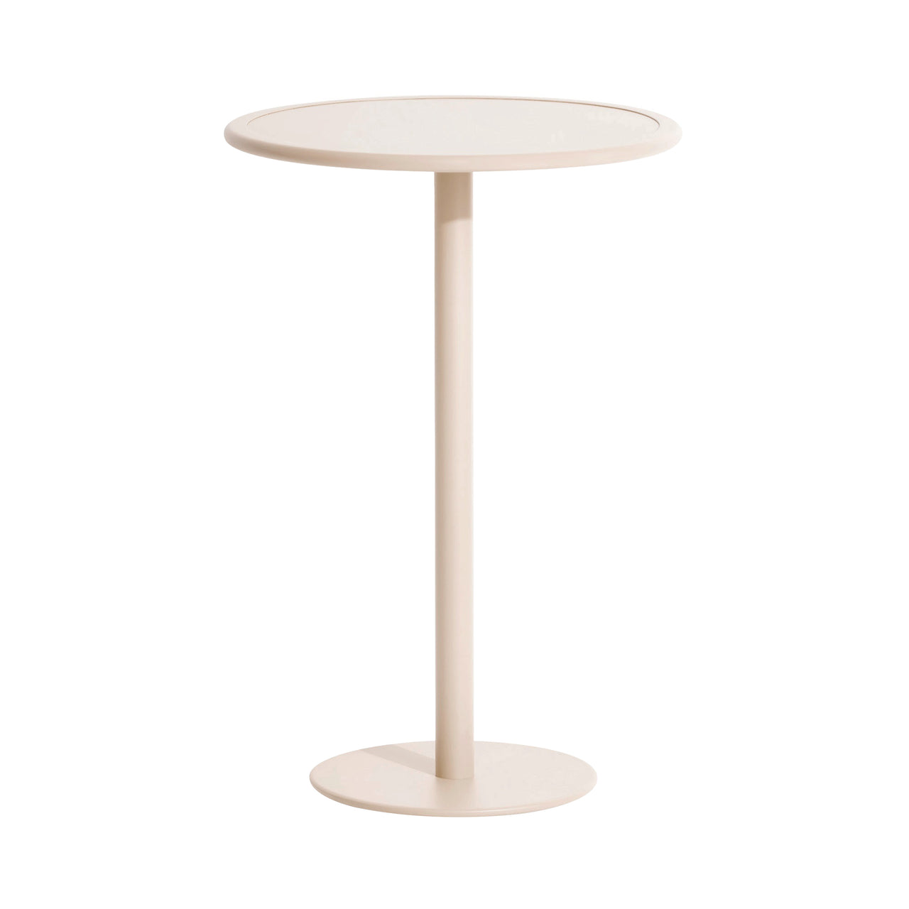 Week-End High Table: Round + Ivory