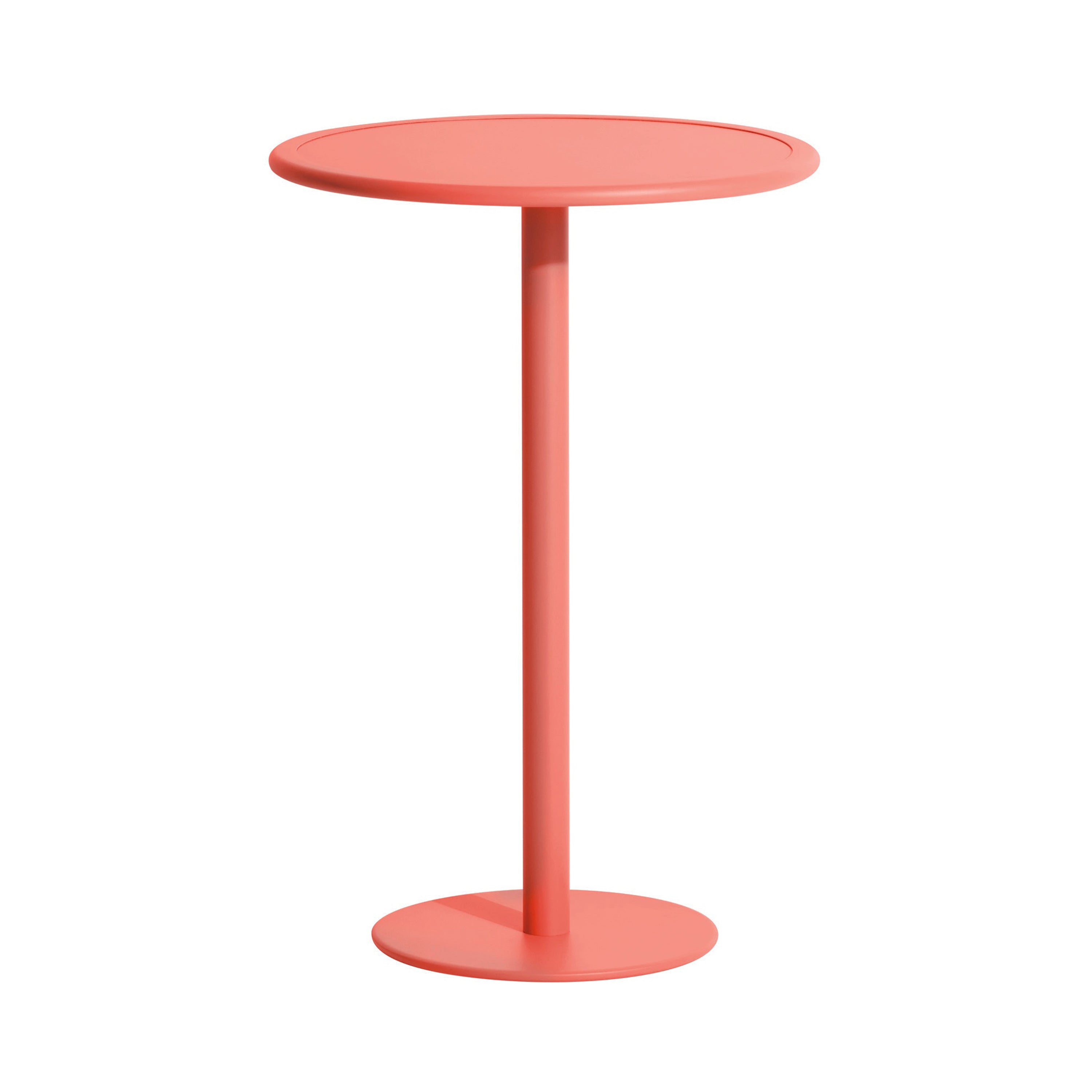 Week-End High Table: Round + Coral