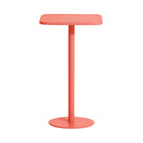 Week-End High Table: Square + Coral