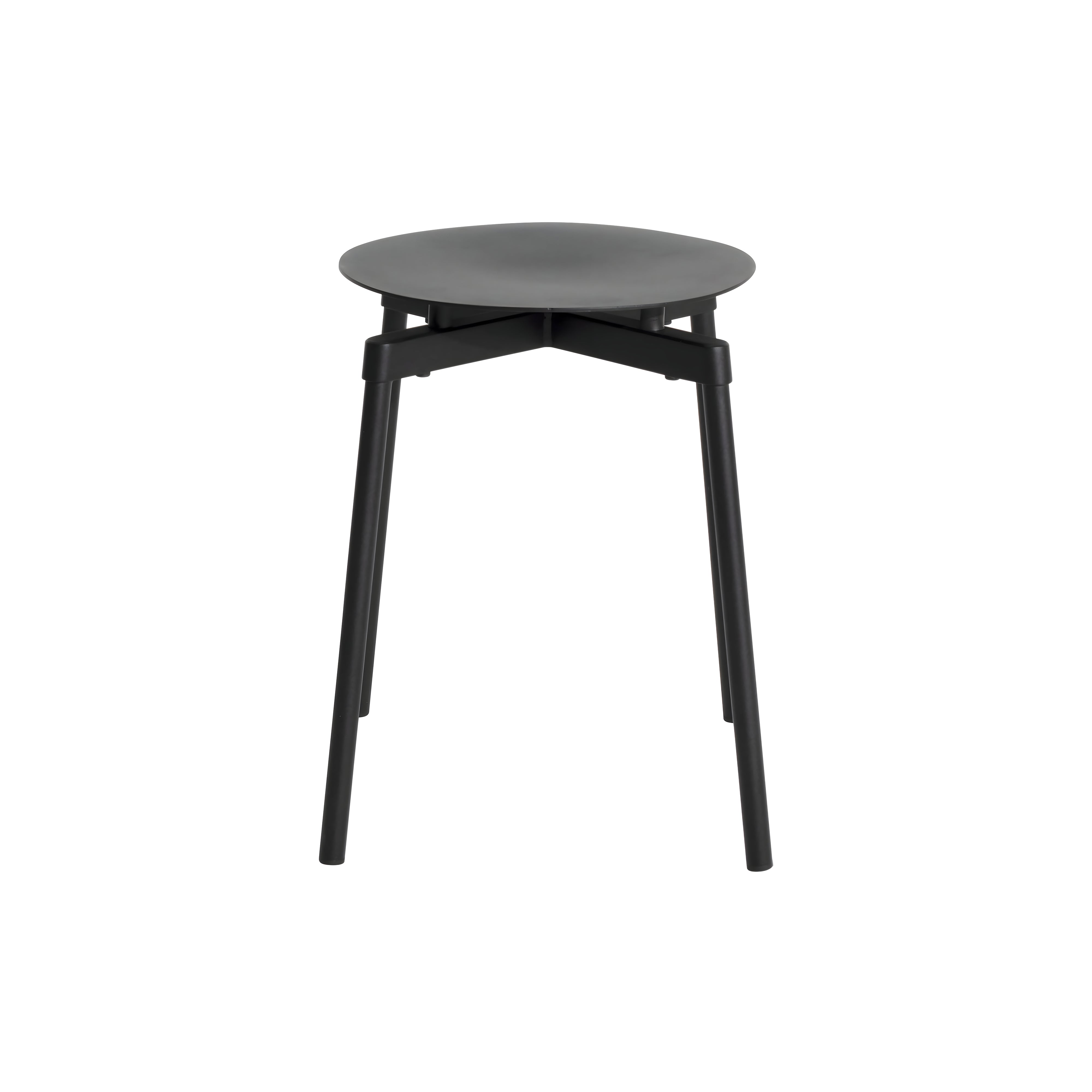 Fromme Stacking Stool: Set of 2 + Black