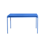 Fromme Dining Table: Square + Blue