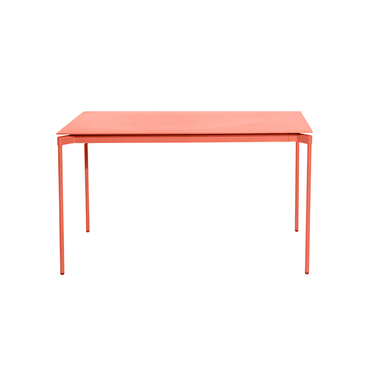 Fromme Dining Table: Square + Coral