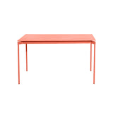 Fromme Dining Table: Square + Coral