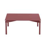 Fromme Outdoor Coffee Table: Brown Red