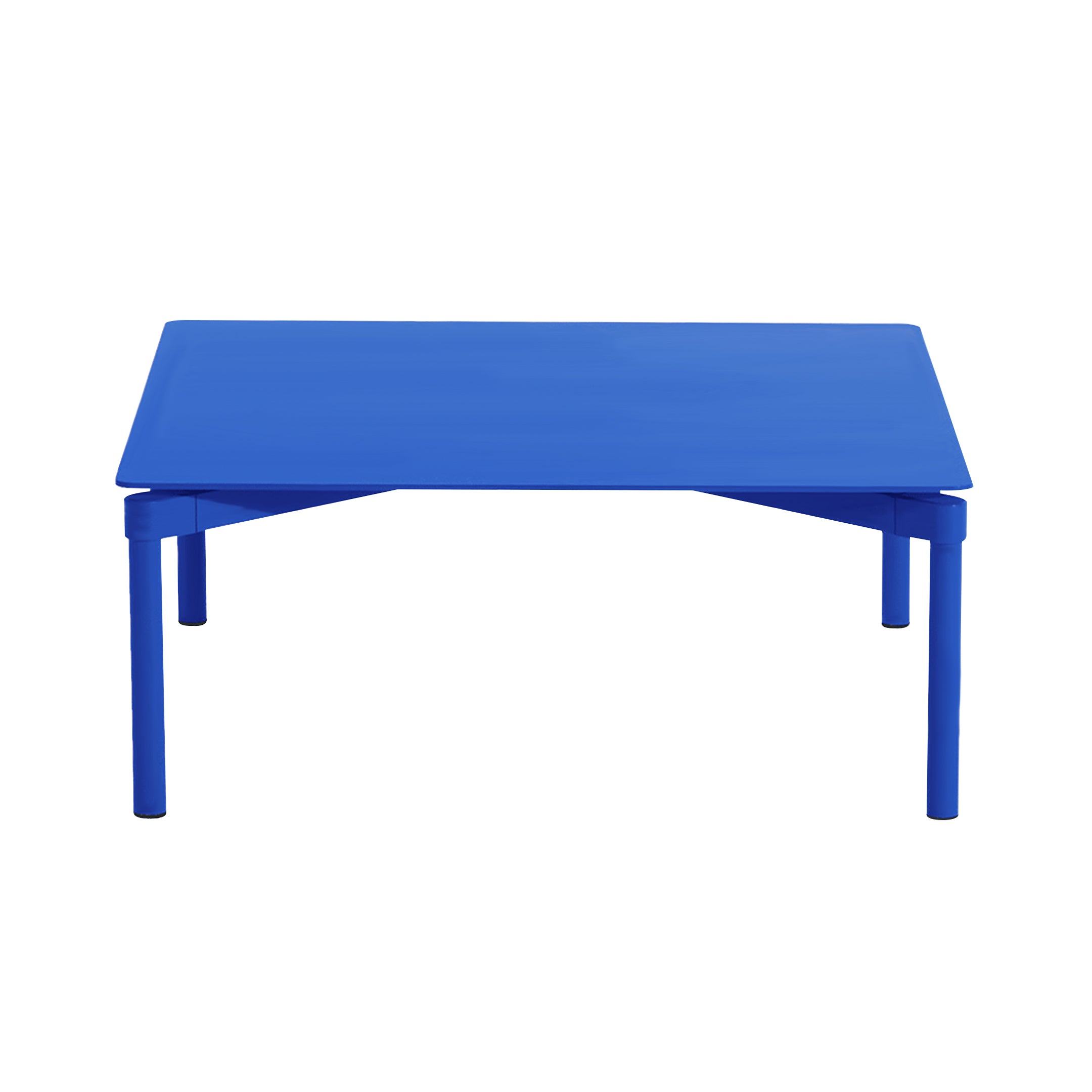 Fromme Outdoor Coffee Table: Blue