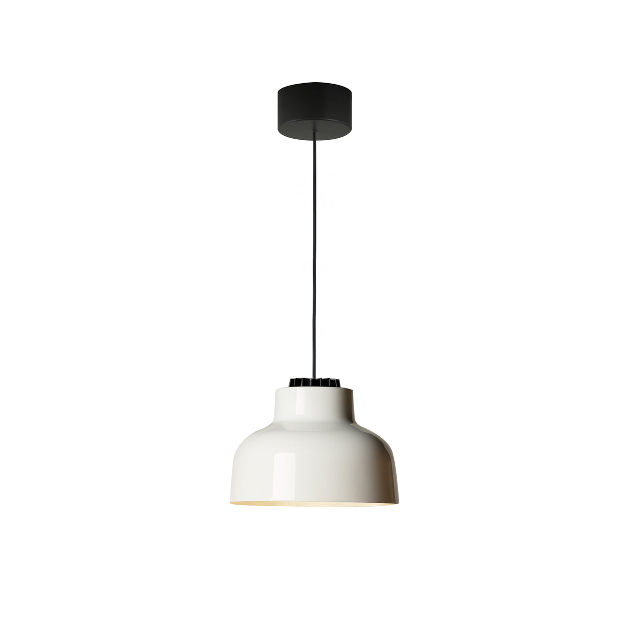 M64 Pendant Lamp: Off-White + Black