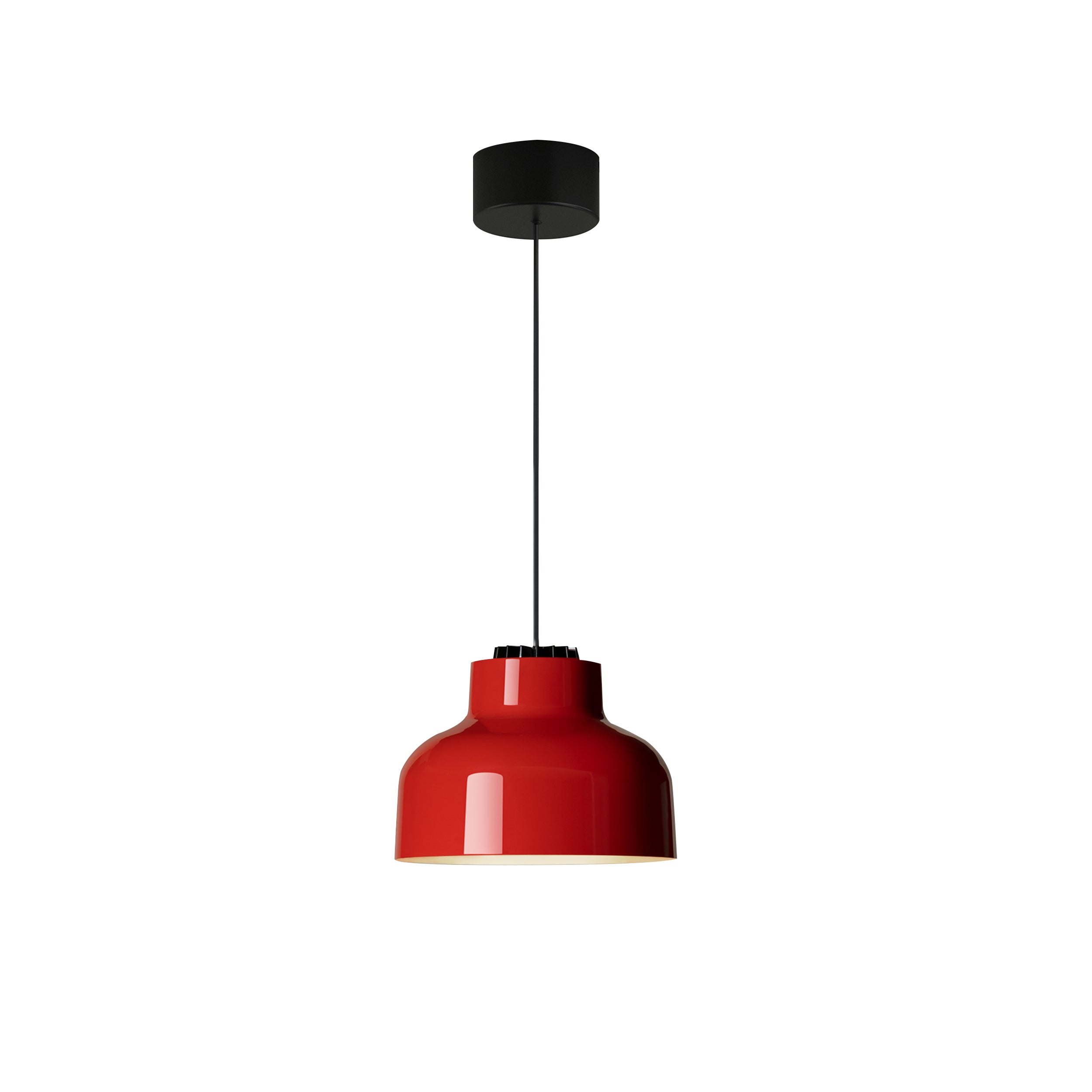 M64 Pendant Lamp: Pure Red + Black